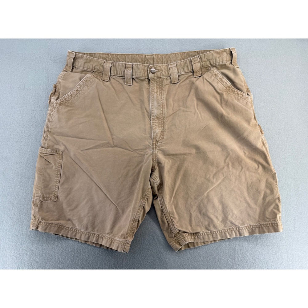 Carhartt B147 DKH Original Fit Canvas Work Shorts Mens 44 Tan Duck UtilityPocket